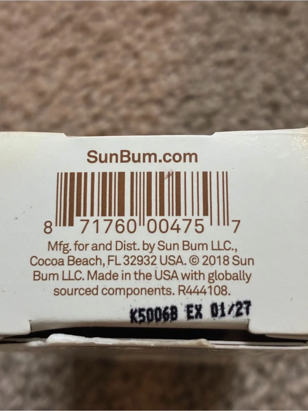 SPF 50 Mineral Sunscreen Face Stick